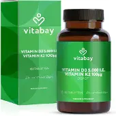 Vitabay Vitamin D3 K2 5000 IE 180 St Tabletten
