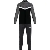 Jako Unisex Polyesteranzug Iconic, Farbe:schwarz/anthrazit, Größe:S