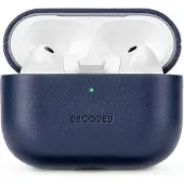 Decoded , AirPods Pro 3 Lederhülle edel Aircase Serie, Blau