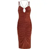 Faina Kleid Damen braun