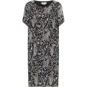 Usha Kurzarmkleid Damen schwarz weiss