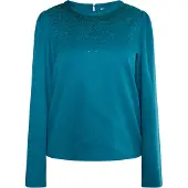 Usha Bluse Damen blau/grün