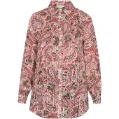 Usha Bluse Damen Wollweiß Mehrfarbig