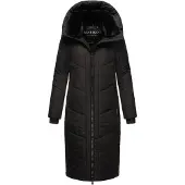 MARIKOO Damen Winterjacke Nadaree – lang, warm & mit Kapuze