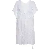 Usha Poncho Damen weiss