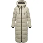MARIKOO Winterjacke "Nadeshikoo XIV" extra langer Winter Mantel gesteppt