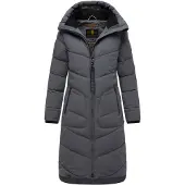 MARIKOO Steppmantel Damen grau, XL 697847-0013-09970