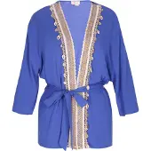 IZIA Kimono Damen KÖNIGSBLAU
