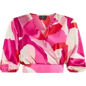 Faina Bluse Damen Rosa Mehrfarbig