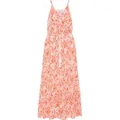 IZIA Kleid Damen rot weiss