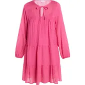 IZIA Midikleid im Streifendesign Damen Rosa
