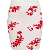 IZIA Felsen Damen Wollweiss Rot