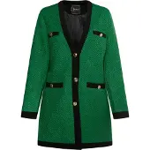 Faina Bouclé-Blazer Damen grün