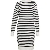 Usha Kleid Damen weiss schwarz