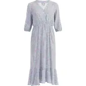 Usha Midikleid Damen Türkis Mehrfarbig