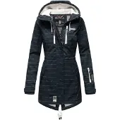 MARIKOO Funktionsmantel "Zimtzicke" Softshell Parka mit Kapuze