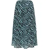 Faina Rock mit Zebra-Print Damen Hellblau Schwarz