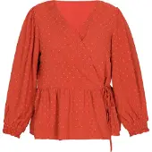 Usha Bluse in großen Größen Frauen Rot