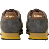 Blauer Herren Sportschuh Grün mit Schnürsenkeln und herausnehmbarem Fußbett
