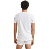 Gant für Herren. 900012008 Set aus 2 weißen Rundhals-T-Shirts (L), Lässig, Baumwolle, Kurzarm