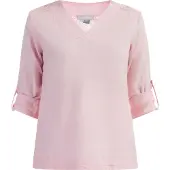 Usha Blusenshirt mit Spitze Damen hellrosa