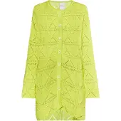 IZIA Langer Cardigan Damen Limette