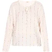 Usha Bluse Damen Weiss Mehrfarbig