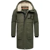 STONE HARBOUR Wintermantel "Cyriaan XX" Langer Herren Winterparka mit großen Eingrifftaschen