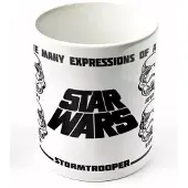 Star Wars - Kaffeebecher "Expressions Of A Stormtrooper" (Weiß/Schwarz)