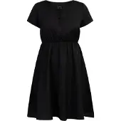 Usha Midikleid Damen schwarz
