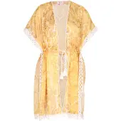 IZIA Kimono Damen gelb