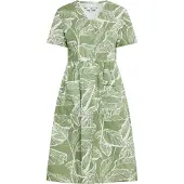 Usha Kleid Damen Grün Wollweiss