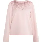 Usha Bluse Damen Rosa Champagner