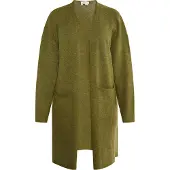 Usha Langer Cardigan Damen oliv