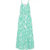 IZIA Kleid Damen Grün Weiss