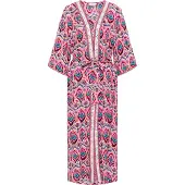 IZIA Kimono Damen Rosa Mehrfarbig