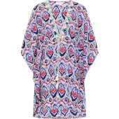 IZIA Kimono Damen Blau Mehrfarbig
