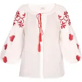 Usha Bluse Damen weiss