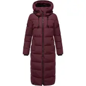 MARIKOO Damen Winterjacke Nadeshikoo – lang, warm & mit Kapuze