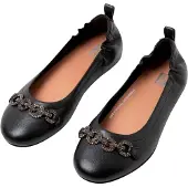 FitFlop Fit Flop - "Allegro" Glitzer Ballerinas für Damen (Schwarz)