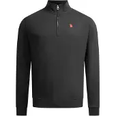 U.S. POLO ASSN. . Herren Half-Zip Pullover USJaaspa aus Baumwoll-Viskose-Mix