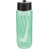 Nike - "Renew Recharge" Strohflasche, 680ml (Transparentes Grün)