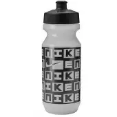 Nike - Sportflasche, Logo, 650ml (Weiß/Weiß/Schwarz/Schwarz)