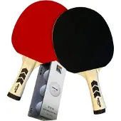 Kettler , Tischtennis Schläger-Set "Premium" inkl. 2 Schläger und 3 Bälle***