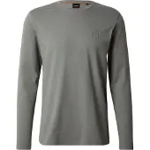 BOSS für Herren. 50512111 Reißzwecken T-Shirt grünlich-grau (XL), Lässig, Baumwolle, Langarm