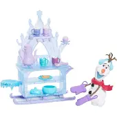 Mattel Disney Die Eiskönigin Olaf Leckereien-Schlitten-Spielset mit Olaf-Puppe und über 15 Zubehörteilen., Modepuppe, 3 Jahr(e), 216 mm, 300 g, Mehrfarbig