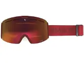 Sinner Skibrille Arc Matte Burgundy Double Full Red Mirror Vent