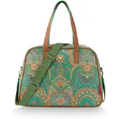 Pip studio Reisetasche mit Laptopfach Tovy Weekend Bag Jabali Green grün