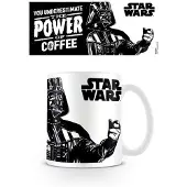 Star Wars - Kaffeebecher "The Power Of Coffee" (Weiß/Schwarz)