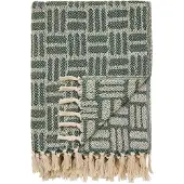 House Nordic Decke Adana Plaid 130 x 180 cm, Grün